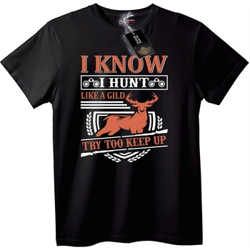 NOONEBRAND Тениска Ловувай Като Момиче - 2XL, Black