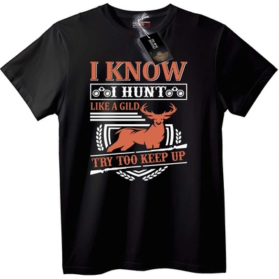 NOONEBRAND Тениска Ловувай Като Момиче - 2XL, Black