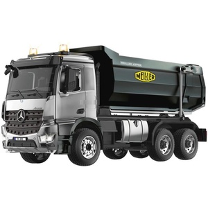 Jamara Toys Jamara Mercedes-Benz Arocs гондола за метал с дистанционно управление, сребрист/черен, мащаб 1: 20 (406301)