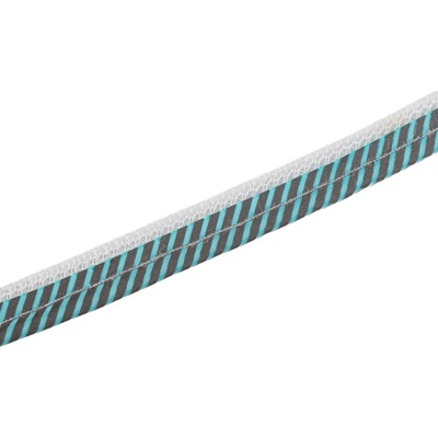 Takoy Všívací reflexný prámik / reflexná paspulka 1cm tyrkysový