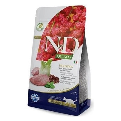 N&D Quinoa Cat Digestion Lamb & Fennel Pro správné zažívání 1,5 kg