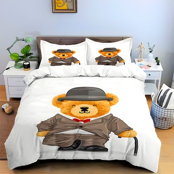 EmonaMall Двулицево спално бельо EmonaMall, 6 части (Реално Изображение) - Модел S17299 (S17299-2222c4)