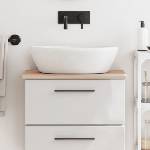 vidaXL Плот за баня 60x40x1, 5 см масивно дърво бук (355986)