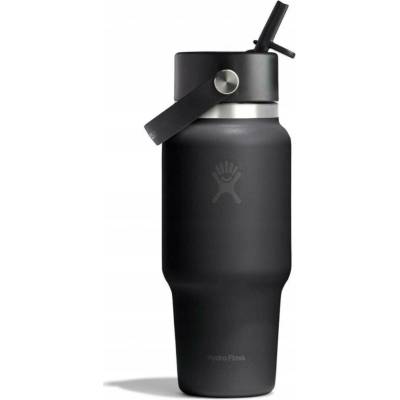 Hydro Flask termoska 24 Oz Wide Flex Straw 710 ml černý