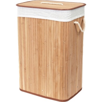 Image 1 of Compactor Бамбуков кош за пране в естествен цвят 78 л Bamboo - Compactor (RAN5217)