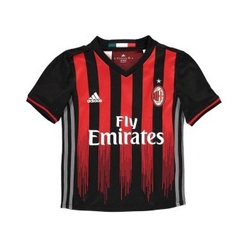 adidas AC Milan Home shirt 2015 2016 dětské Black/Red