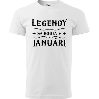 Pánske tričko Legendy sa rodia