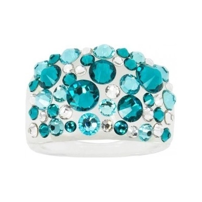 Prsten LEVIEN BY SWAROVSKI Bubble BLUE ZIRCON RBB56BZI