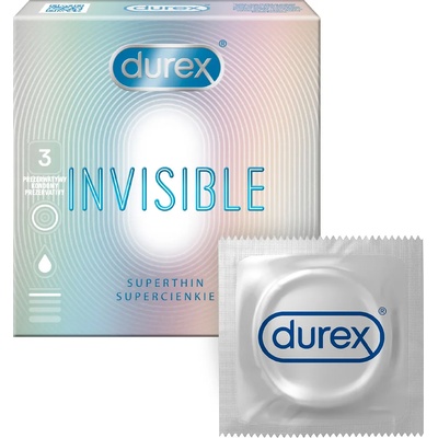 Durex Invisible Superthin 3 pack