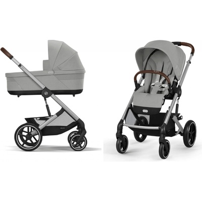 CYBEX Balios S Lux + Cot S Lux 2024 Lava Grey Silver Frame
