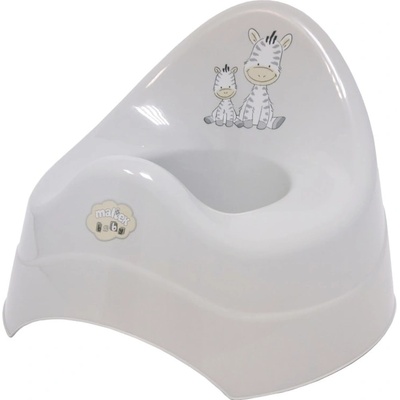 Maltex Baby Zebra nočník světle šedá