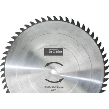 Güde 55265 kotouč pilový HM 305x30x60z