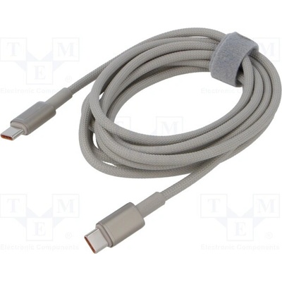 Baseus P10319800G21-01 High Speed,USB 2.0, USB C vidlice,z obou stran, 2m, zlatý