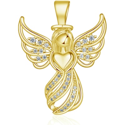 Olivie Strieborný prívesok ANJEL GOLD 8639