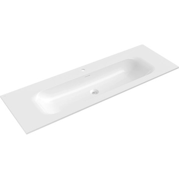 Mexen Vela вградена мивка в плот 141 x 46, 5 см, бял гланц - 25231400 (25231400)