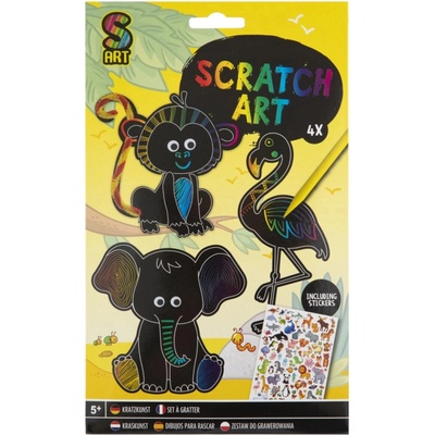 Vyškrabovací obrázky zvířátka – Zboží Dáma