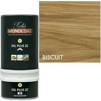 Rubio Monocoat Oil 2C Biscuit - Двукомпонентно масло за вътрешна употреба 0.39л (3083)