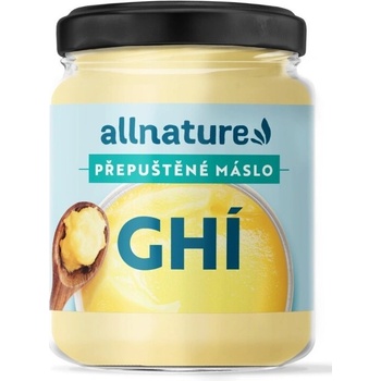 Allnature Ghí Čisté maslový tuk bez laktózy 1 l