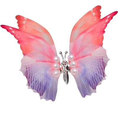 HARAHU Шнола за коса Пеперуда-38857 - Червена / Лилава kp38857 (38857)