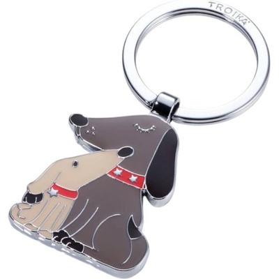 TROIKA Ключодържател Куче и кученце Troika KR18-05/BR (KR18-05/BR)