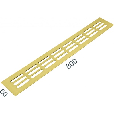 MPkovania SRL Alfa 60 x 800 mm zlatá matná