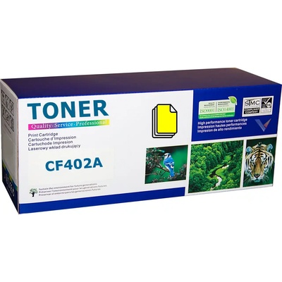 Compatible HP CF402A Yellow съвместима тонер касета (1.3K) (HP 203A Yellow)