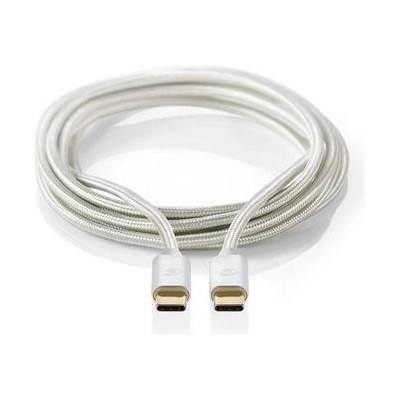 Nedis CCTB60700AL20 USB 2.0, Typ-C Zástrčka - Typ-C Zástrčka, 2m, Hliník