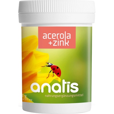 anatis Naturprodukte Ацерола с цинк - 90 капсули