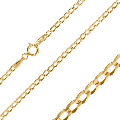 Argento Zlatá retiazka - vzor pancierka 1A017