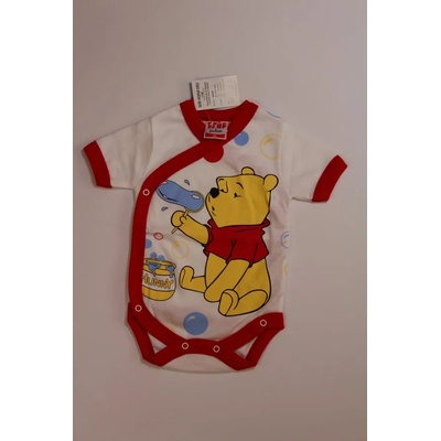 БЕЙБ ФЕШЪН ЕООД Бебешко боди с къс ръкав тип прегърни ме, с Мечо Пух, 62
