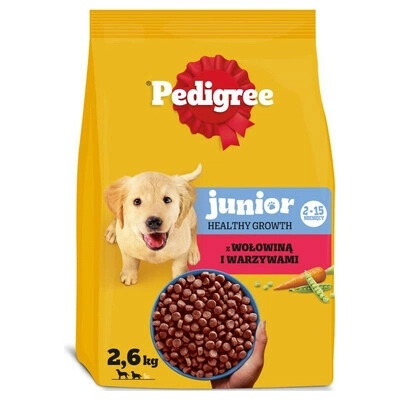 Pedigree Junior s Drůbeží a Zeleninou 2,6 kg