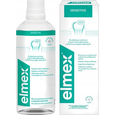 Elmex Sensitive Plus s aminofluoridom 400 ml
