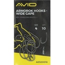 Avid Carp Armorok Hooks Wide Gape Barbed vel.4 10 ks