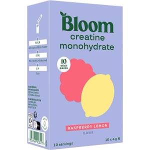 Bloom Creatine Monohydrate Stick Box - Flavoured [10 x 4 грама] Малинова лимонада