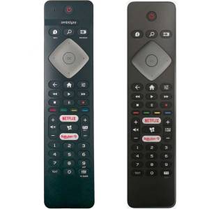 съвместим Philips brc0884301, 24pfs6805, 32pfs6855, 32phs6605, 43pus6504, 43pus6554, 43pus6704, 43pus7505 - заместител дистанционно управление (brc0884301, 24pfs6805, 32pfs6855, 32phs6605, 43pus6504, 43pus6554, Дистанционно