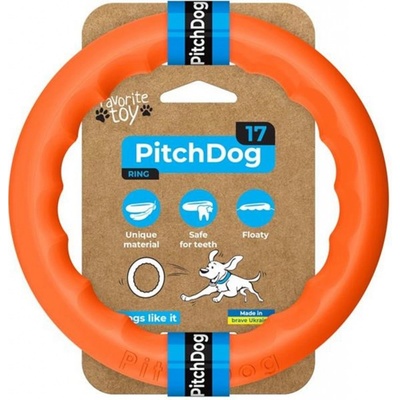 PitchDog tréninkový pěnový kruh oranžový 17 cm