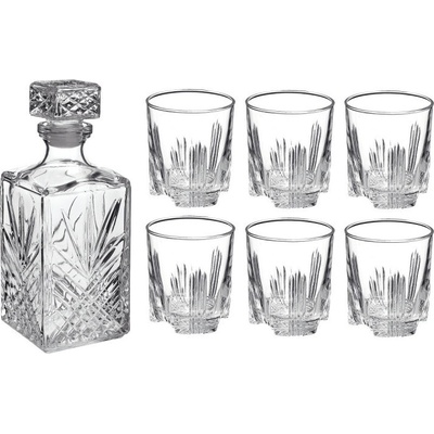Bormioli Rocco Selecta Sada na whisky se skleničkami s karafou 6ks 285ml