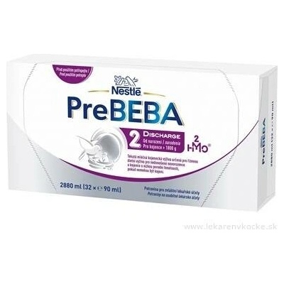 Nestlé PreBEBA 2 DISCHARGE 1800 g 32 x 90 ml 2880 ml