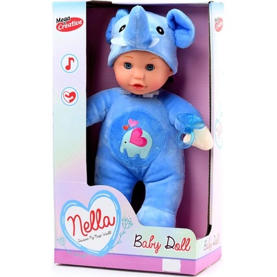 CreativeToys Bábika v kostýme sloníka 30cm