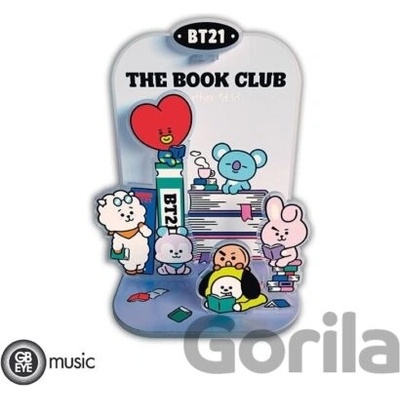 BT21 akrylové diorama - Bookclub
