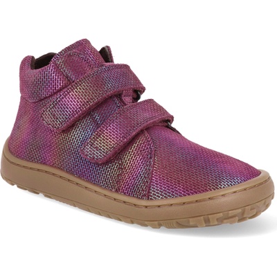 Froddo Barefoot kotníkové boty Autumn Tex Multicolor fialové třpytky – Hledejceny.cz