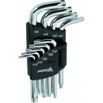 ASTA TOOLS Комплект шестограми къси t10-t50 с отвор 9 бр за asta a-712tf1 05524 (a-712tf1)