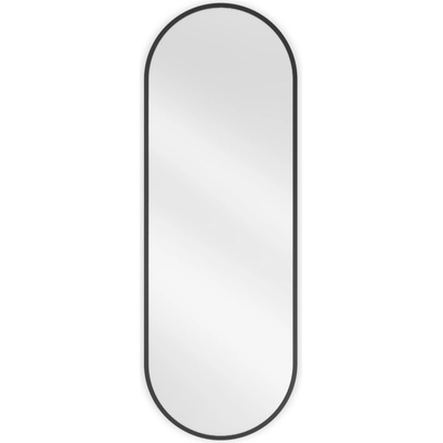 Mexen Loft овално огледало за баня 100 x 35 см, черна рамка - 9851-100-035-000-70 (9851-100-035-000-70)