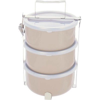 O Jídlonosič smalt Lem+UH víka 3x1,4 l, pr. 16,5 cm