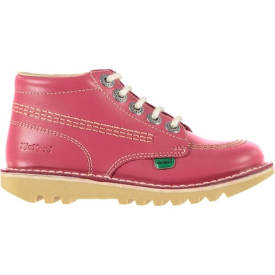 Kickers Детски обувки Kickers Kickers Childrens High Boots - Pink Leather