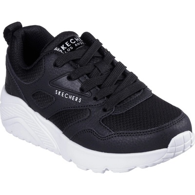 Skechers juniorská rekreačná obuv Uno Lite Jr 2025 black/white