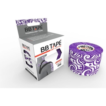 BB Tape s designem tetování fialová 5m x 5cm