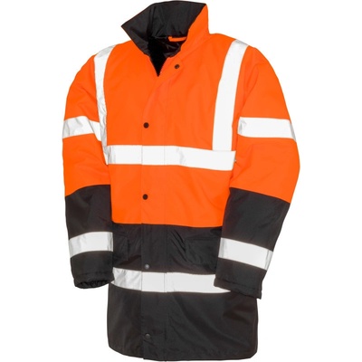 Result Parka R 452X reflexní Fluorescent oranžová Fluorescent/černá