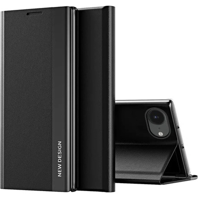 HQWear Sleep Case Pro за iPhone 16e с флип и стойка - черен (5907769376894)