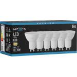 Mexen Nova 6x LED крушка GU10, 6W, Топла светлина - 3000K, 630 lm - L107-GU10-0630-01x06 (L107-GU10-0630-01x06)